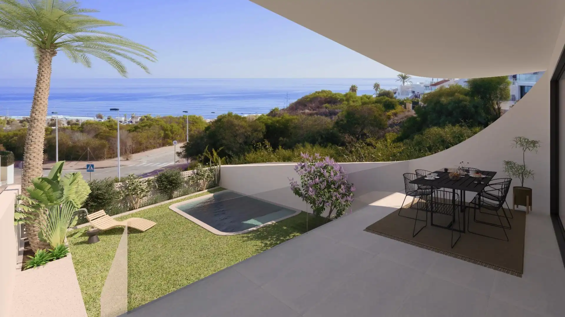Terrassa de Casa o xalet en venda en Torrevieja amb Aire condicionat, Calefacció i Jardí privat