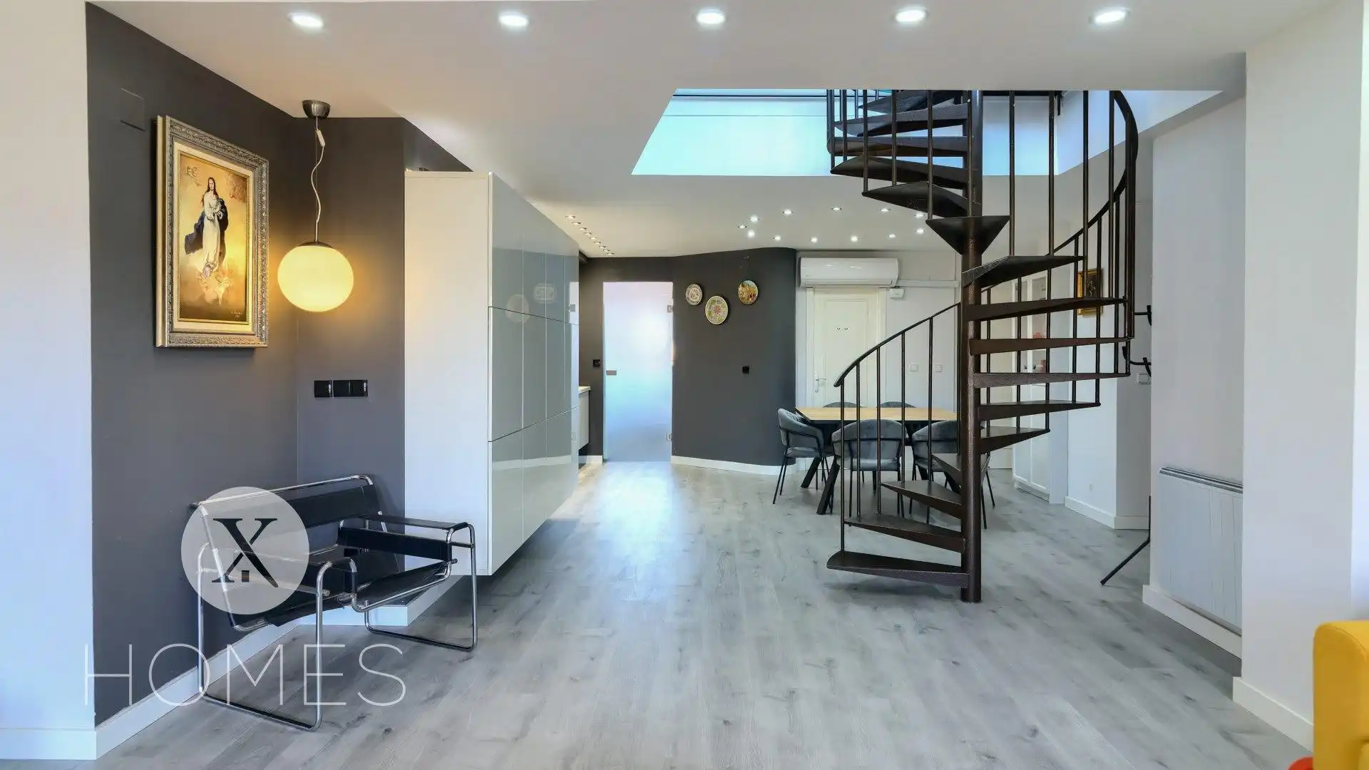 Maisonette zur Miete in Valencia mit Klimaanlage, Heizung und Möbliert