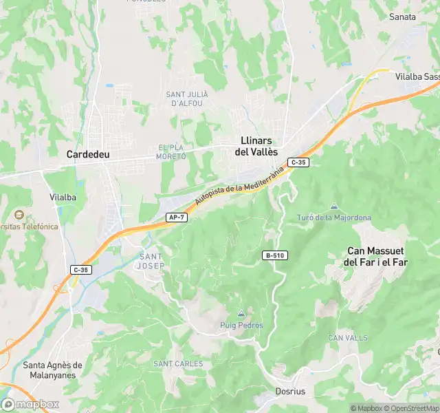Vista exterior de Pis en venda en Cardedeu