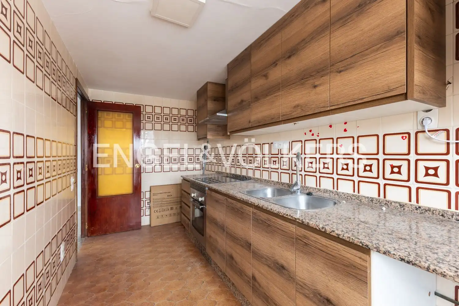 Kitchen of Attic for rent in Valencia  with Air Conditioner, Heating and Terrace