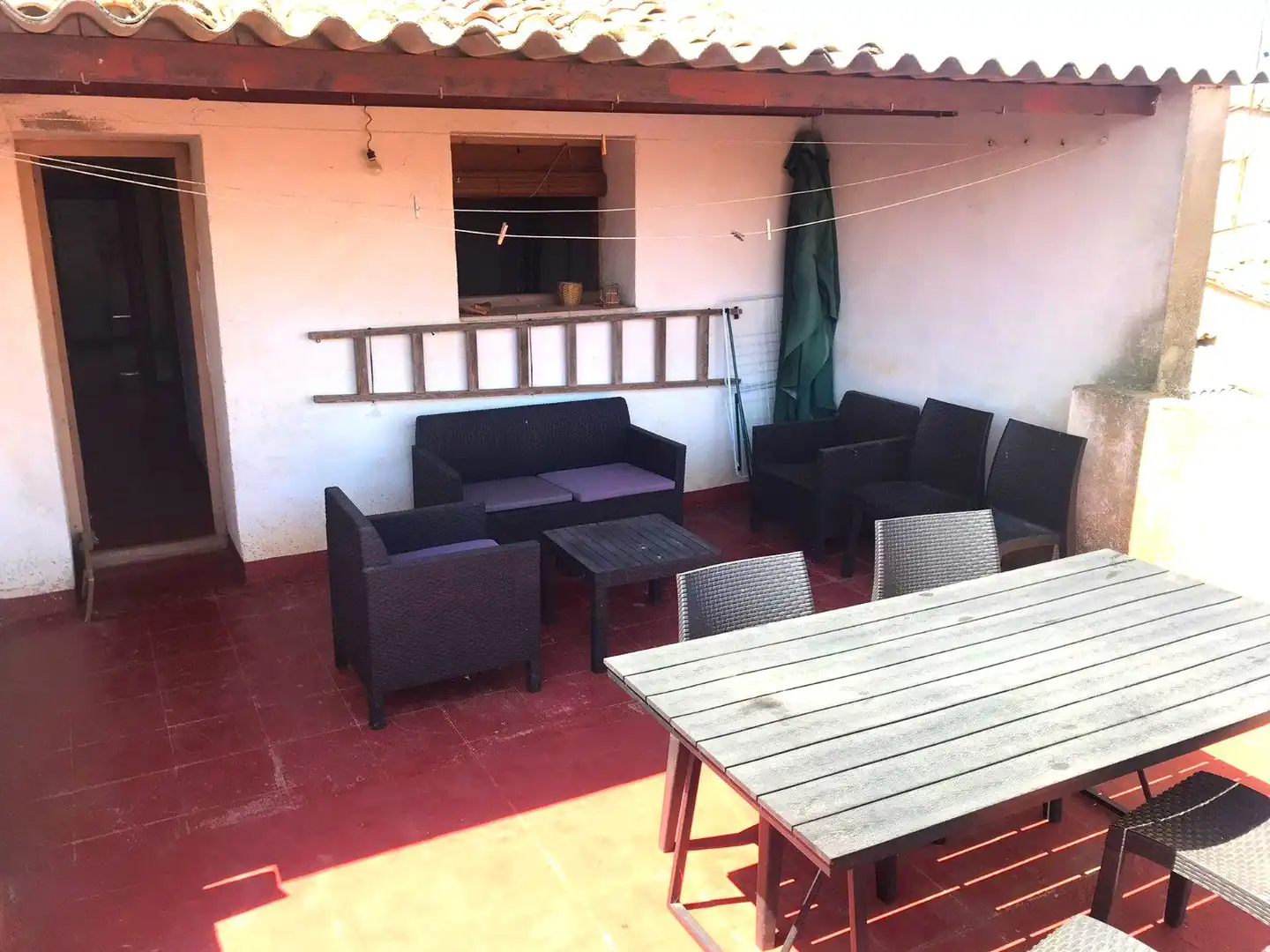 Terraza de Finca rústica en venta en Laluenga con Terraza, Amueblado y Balcón