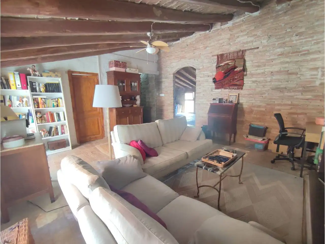 Living room of Houses for sale in Torrelavit  with Heating and Furnished