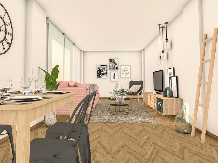 Wohnzimmer von Wohnung zum verkauf in Vitoria - Gasteiz mit Heizung, Parkett und Abstellraum