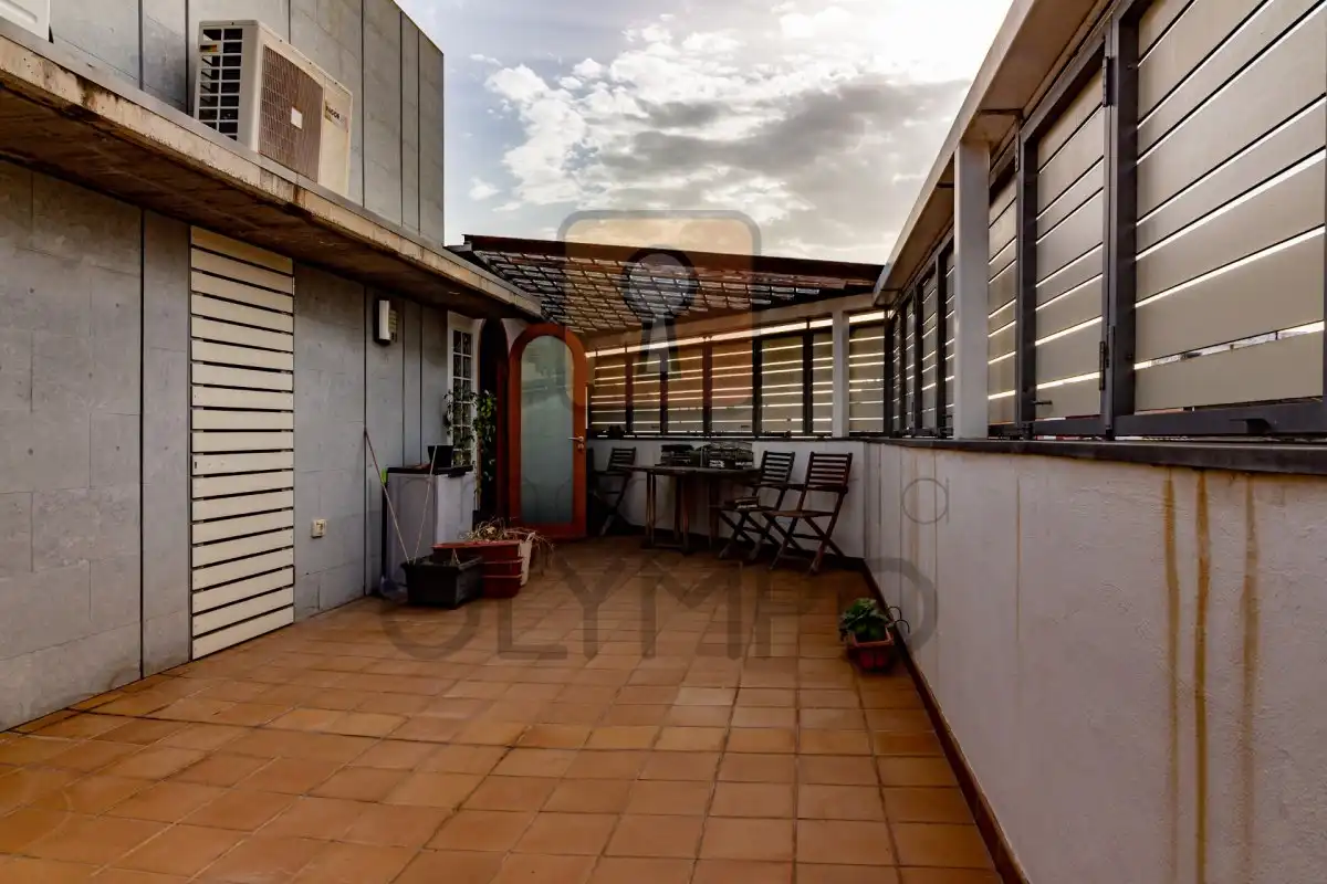 Terrasse von Dachboden zur Miete in Santa Cruz de Tenerife mit Klimaanlage, Terrasse und Abstellraum