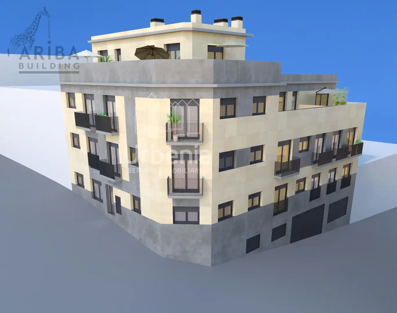 Exterior view of Flat for sale in Blanes  with Air Conditioner, Heating and Terrace
