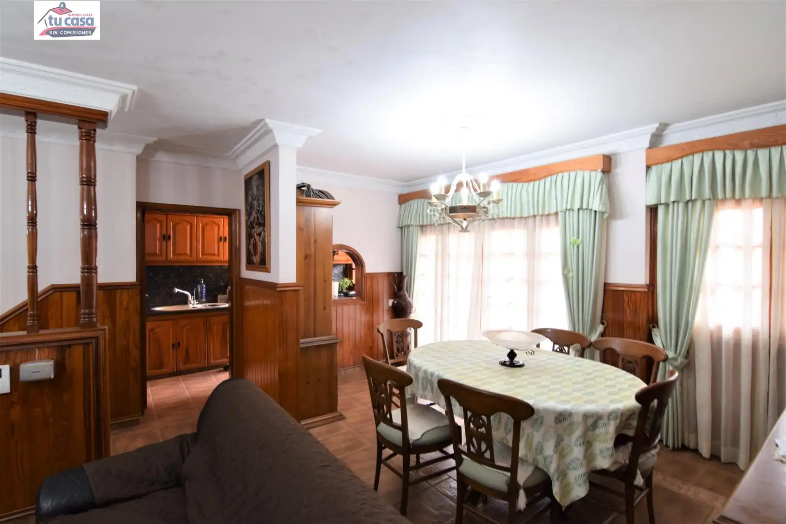 Dining room of Houses for sale in Santa María de Guía de Gran Canaria  with Air Conditioner, Heating and Private garden
