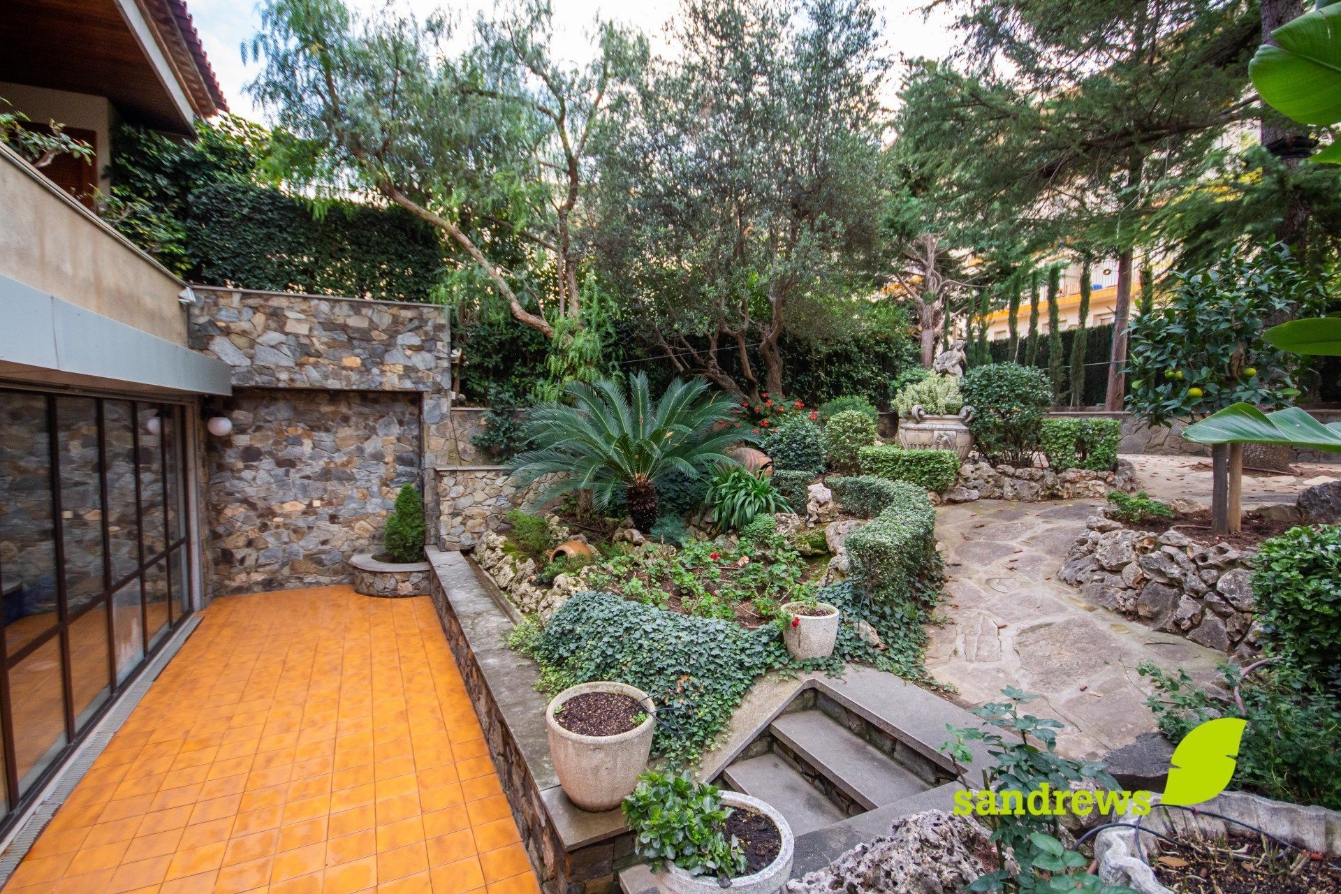 Garden of Single-family semi-detached for sale in Figueres  with Air Conditioner, Heating and Private garden
