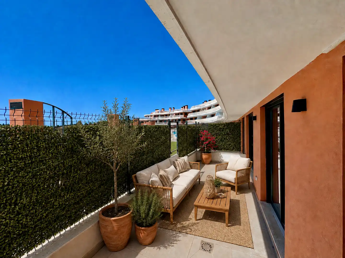 Terraza de Planta baja en venta en Mijas con Aire acondicionado, Terraza y Piscina