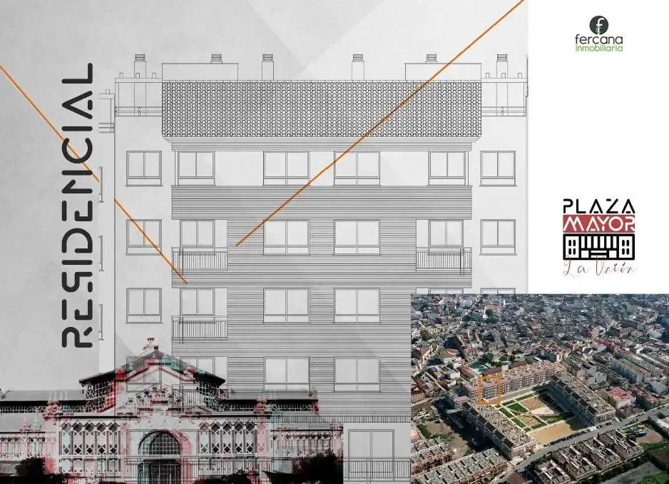 Vista exterior de Pis en venda en La Unión amb Terrassa i Balcó