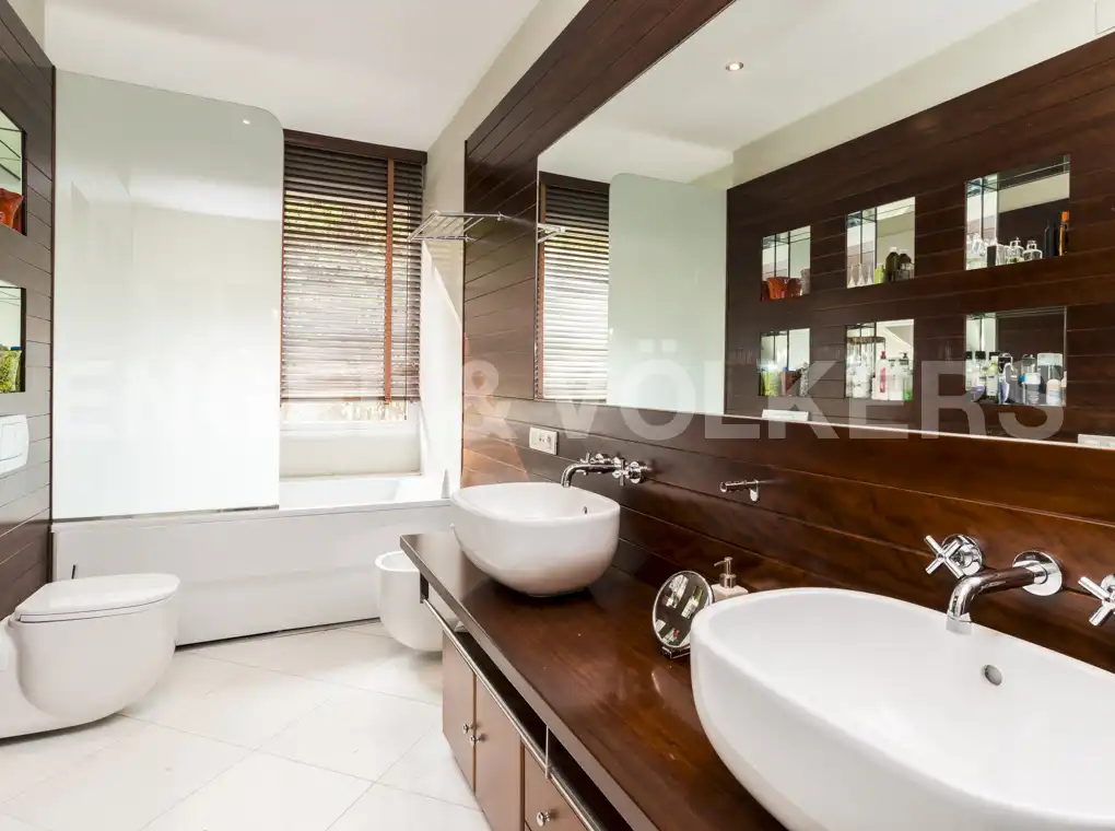Baño de Casa o chalet en venta en Barcelona con Aire acondicionado, Calefacción y Parquet