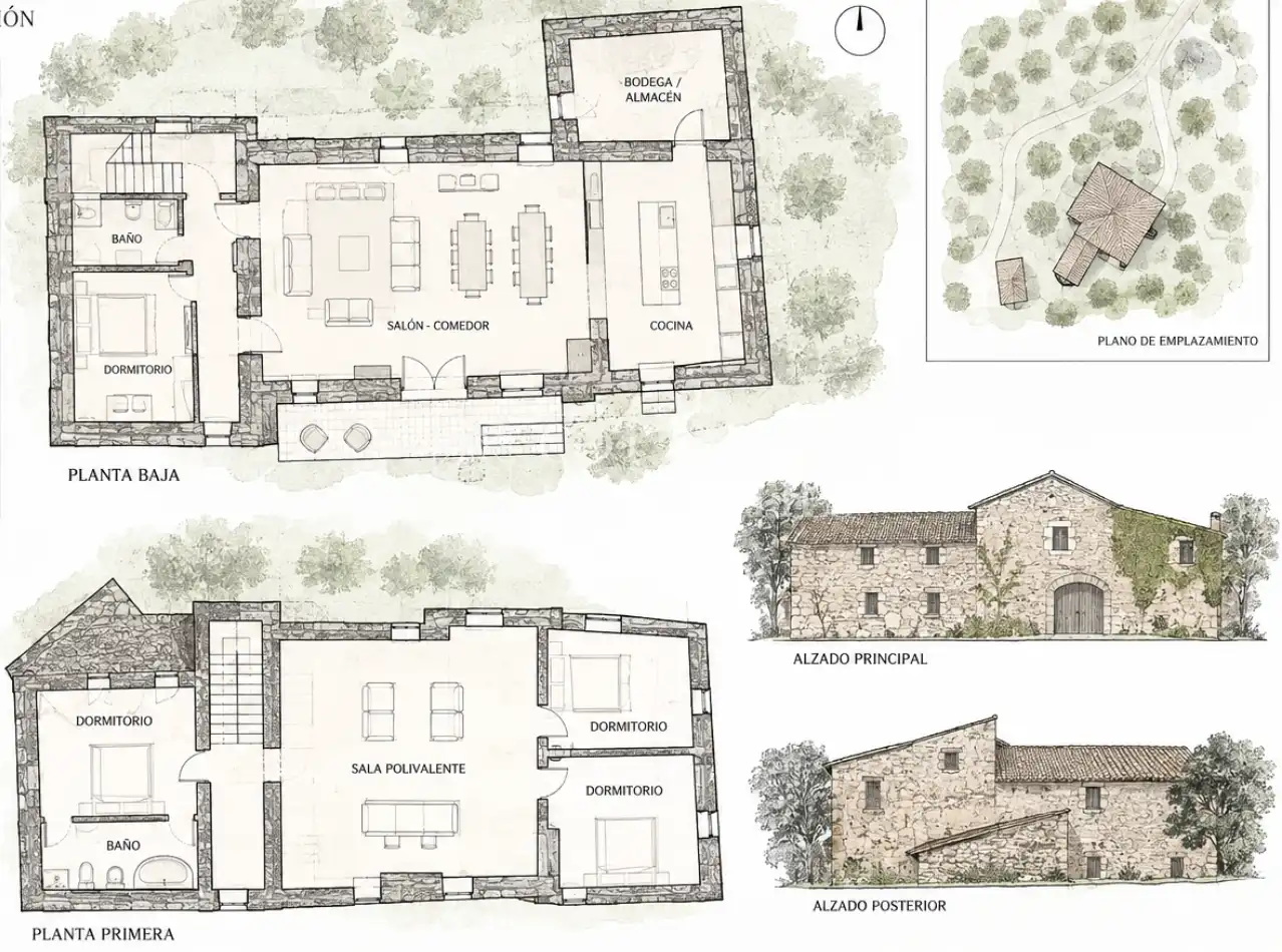 Casa rústica en venda a llado, imagen 65