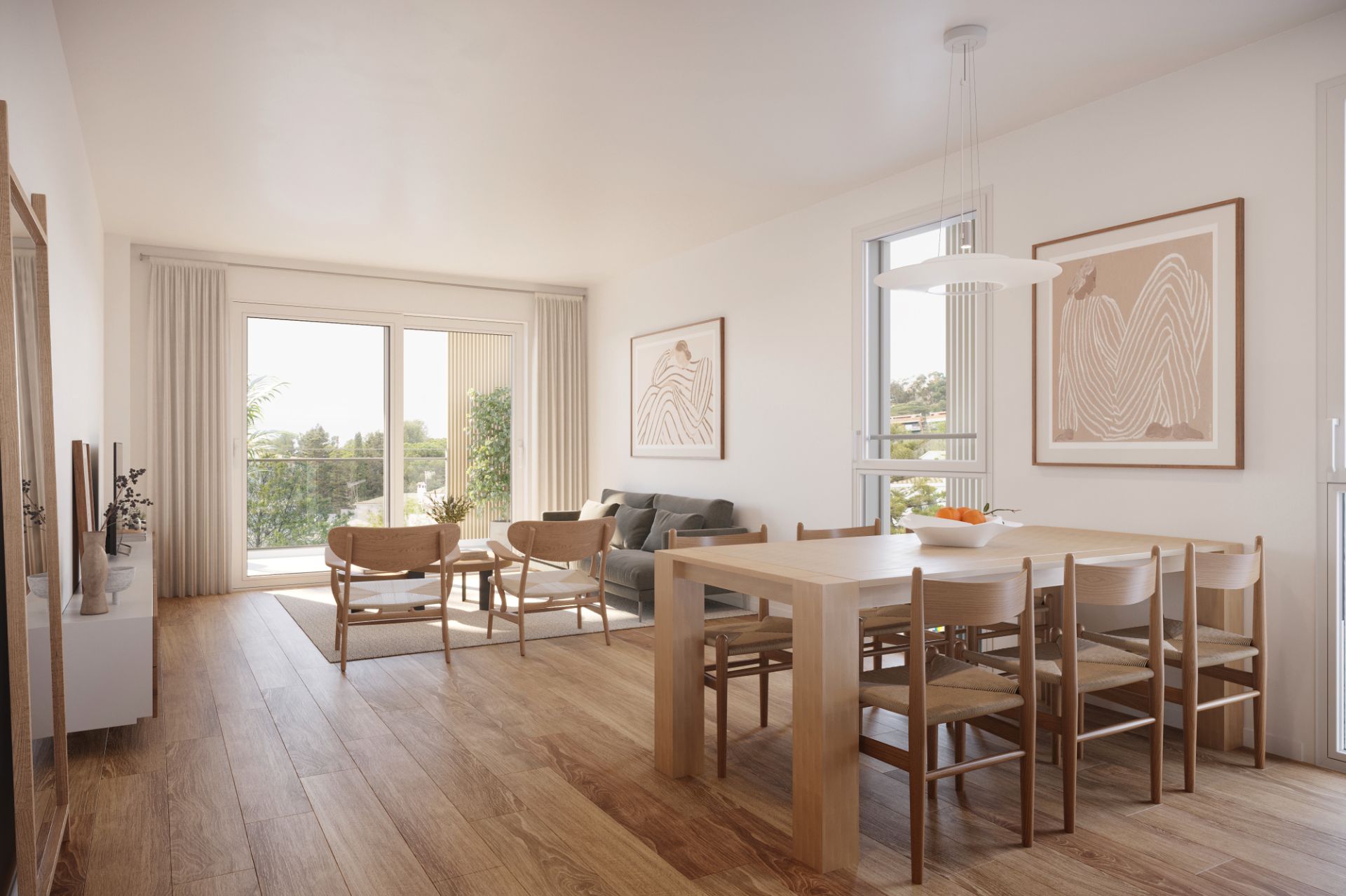 Comedor de Dúplex en venta en Tiana con Aire acondicionado, Calefacción y Parquet