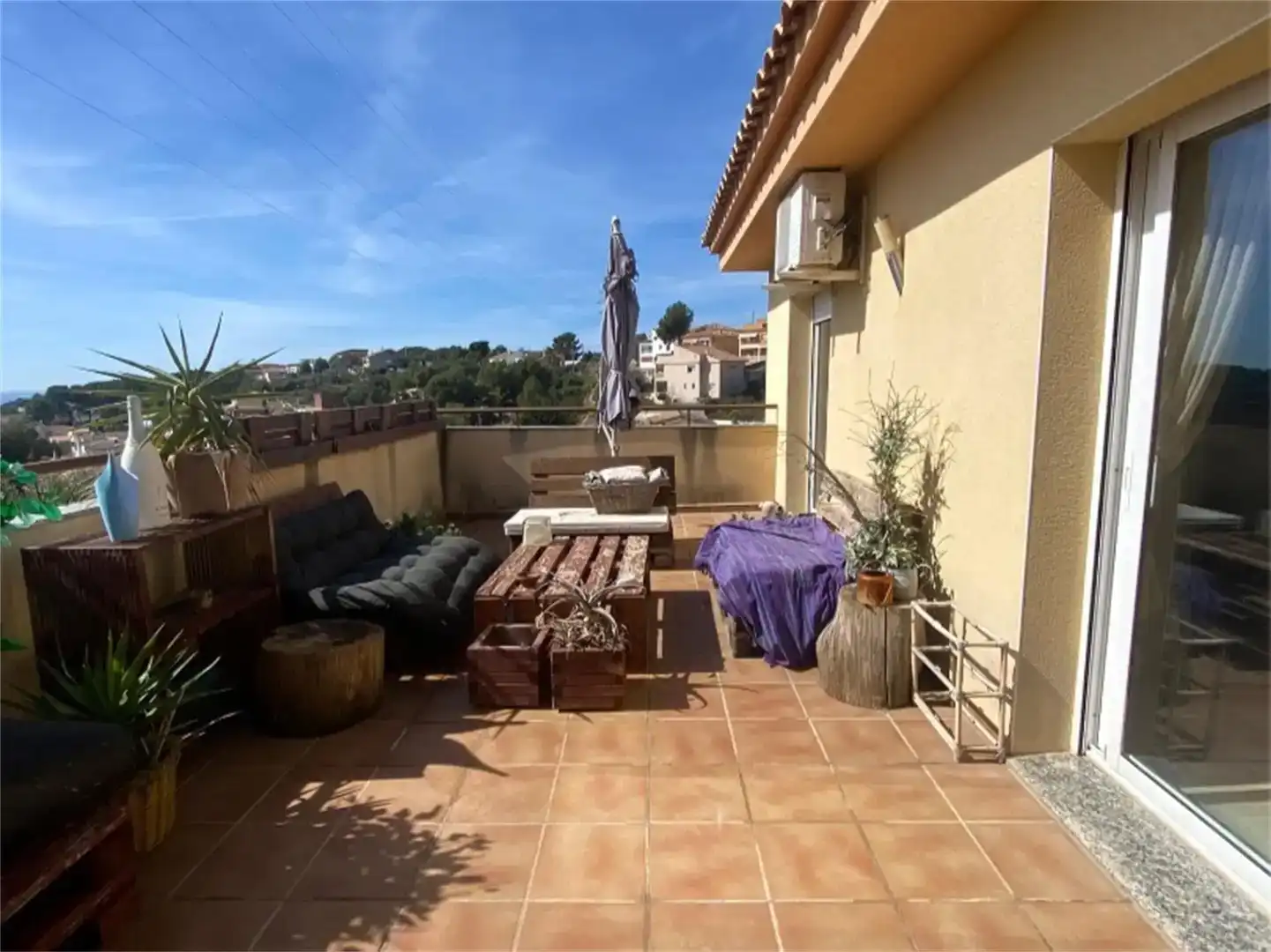 Terrassa de Casa o xalet en venda en Calafell amb Aire condicionat, Jardí privat i Parquet