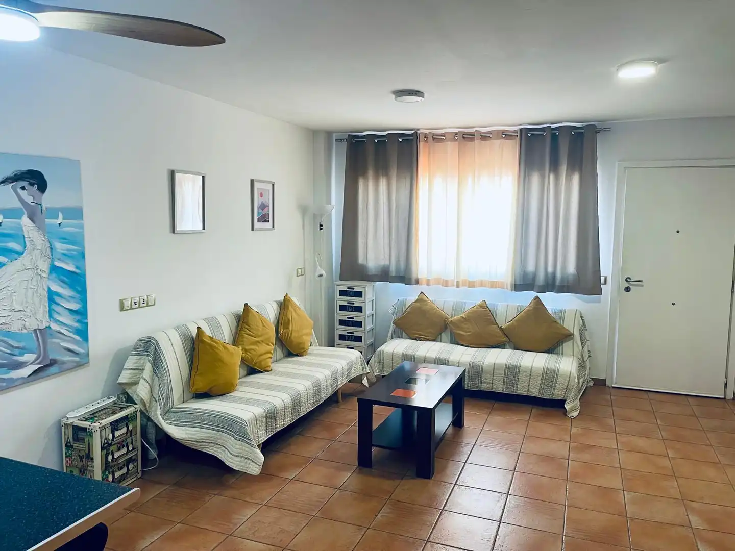 Sala de estar de Apartamento en venta en San Sebastián de la Gomera con Trastero, Amueblado y Lavadora
