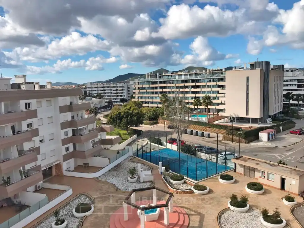 Exterior view of Apartments for rent in Eivissa  with Air Conditioner, Terrace and Washing machine