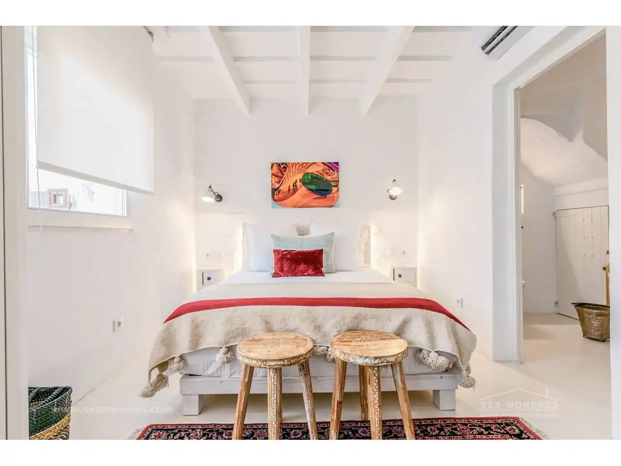 Dormitori de Casa o xalet en venda en Es Migjorn Gran amb Aire condicionat, Calefacció i Terrassa
