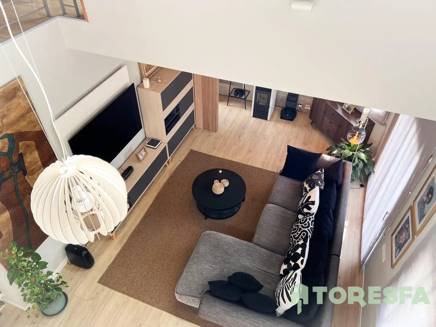 Sala de estar de Casa o chalet en venta en Lliçà d'Amunt con Jardín privado y Parquet