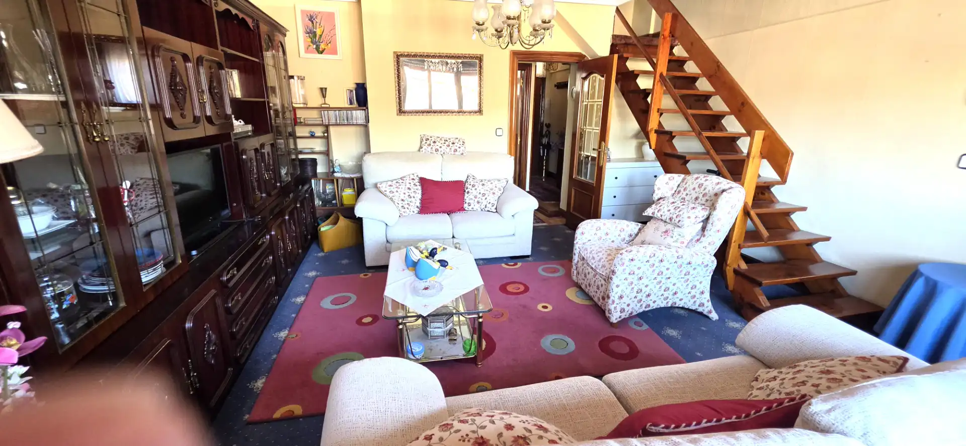 Sala de estar de Dúplex en venta en Bilbao  con Calefacción, Amueblado y Horno