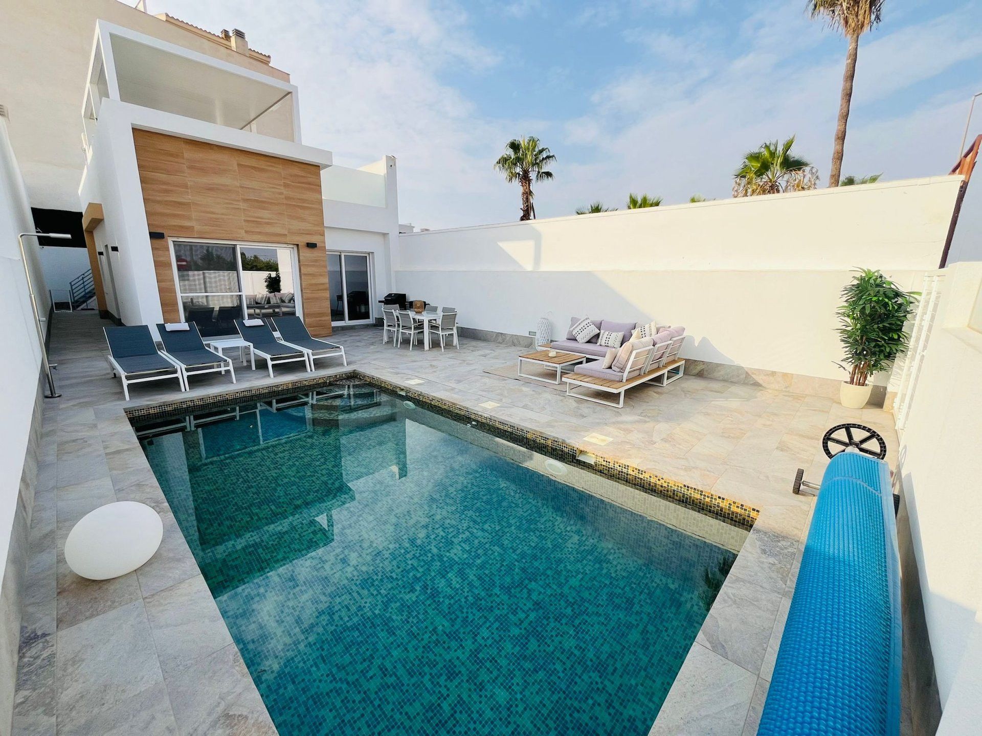 Swimming pool of House or chalet for sale in  Murcia Capital  with Terrace, Swimming Pool and Furnished
