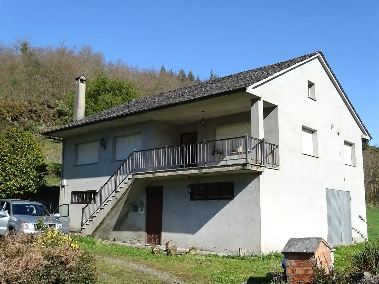 Vista exterior de Casa o xalet en venda en Baralla amb Balcó