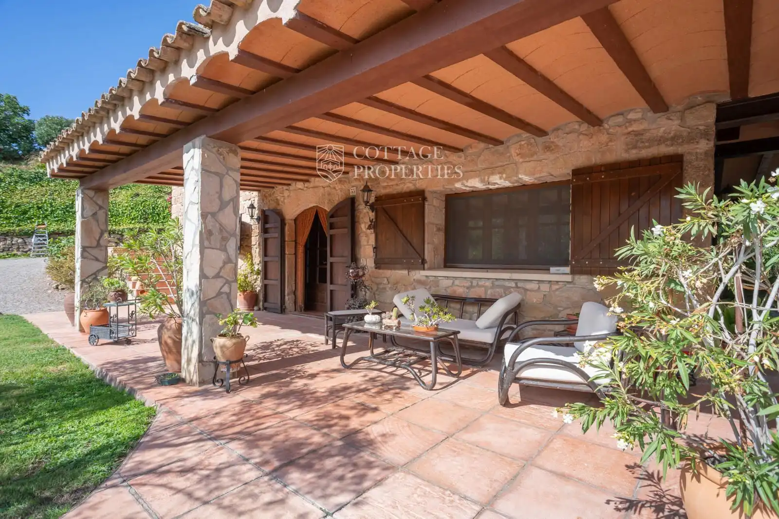 Terraza de Finca rústica en venta en Aguilar de Segarra con Calefacción