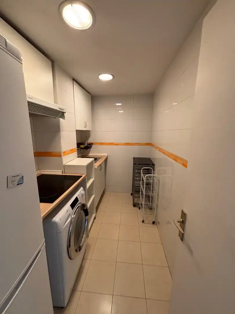 Küche von Wohnung zur Miete in Madrid mit Heizung, Parkett und Terrasse