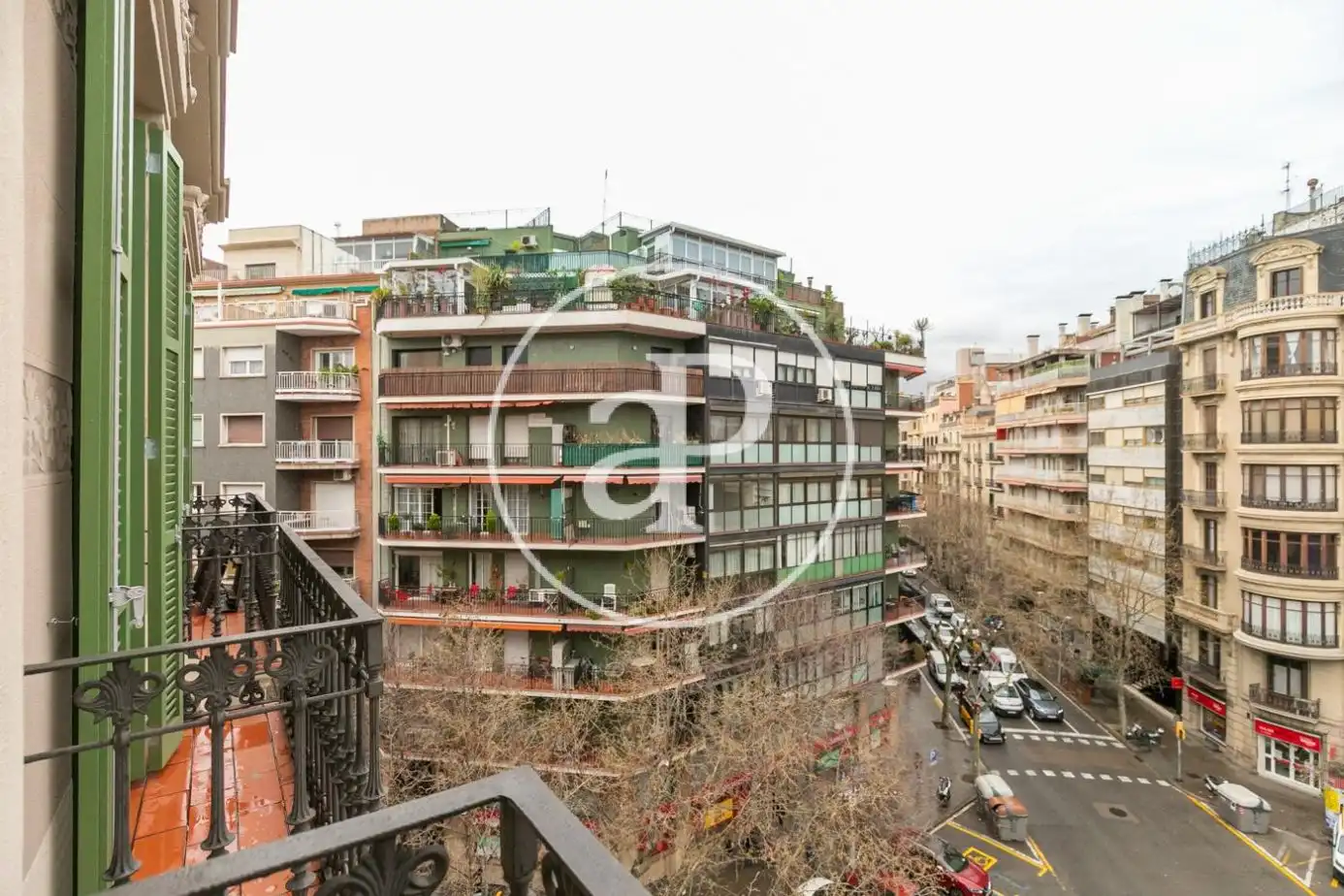 Vista exterior de Pis de lloguer en Barcelona amb Aire condicionat, Calefacció i Moblat