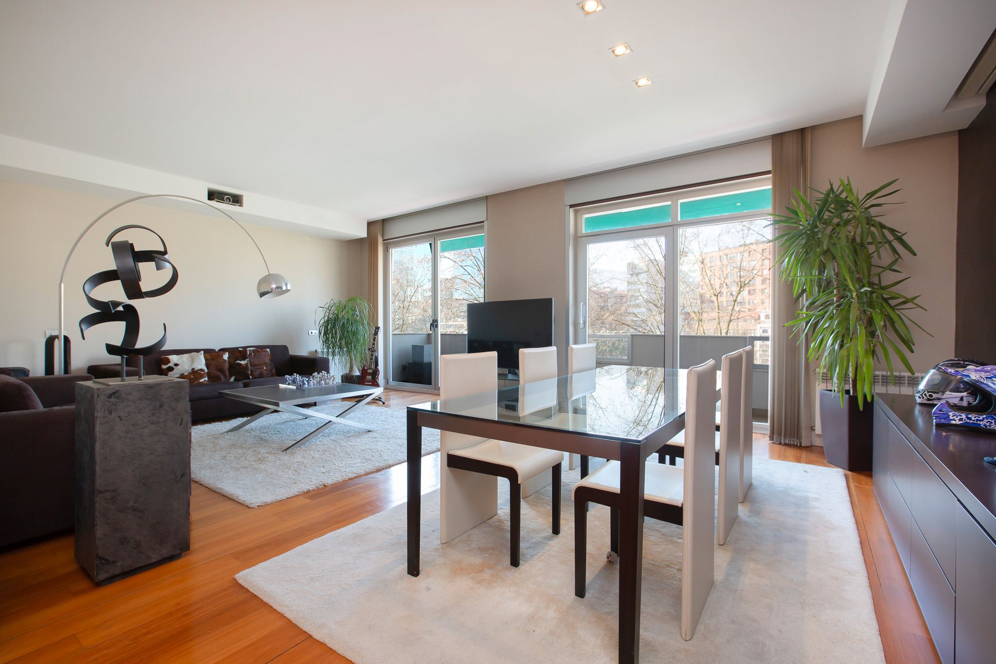 Sala de estar de Piso de alquiler en Bilbao  con Calefacción, Terraza y Amueblado