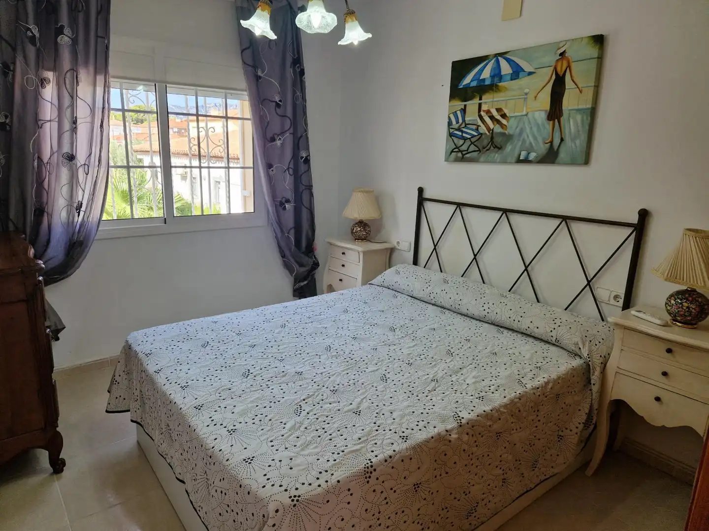 Dormitori de Casa adosada en venda en Mont-roig del Camp amb Jardí privat, Terrassa i Piscina