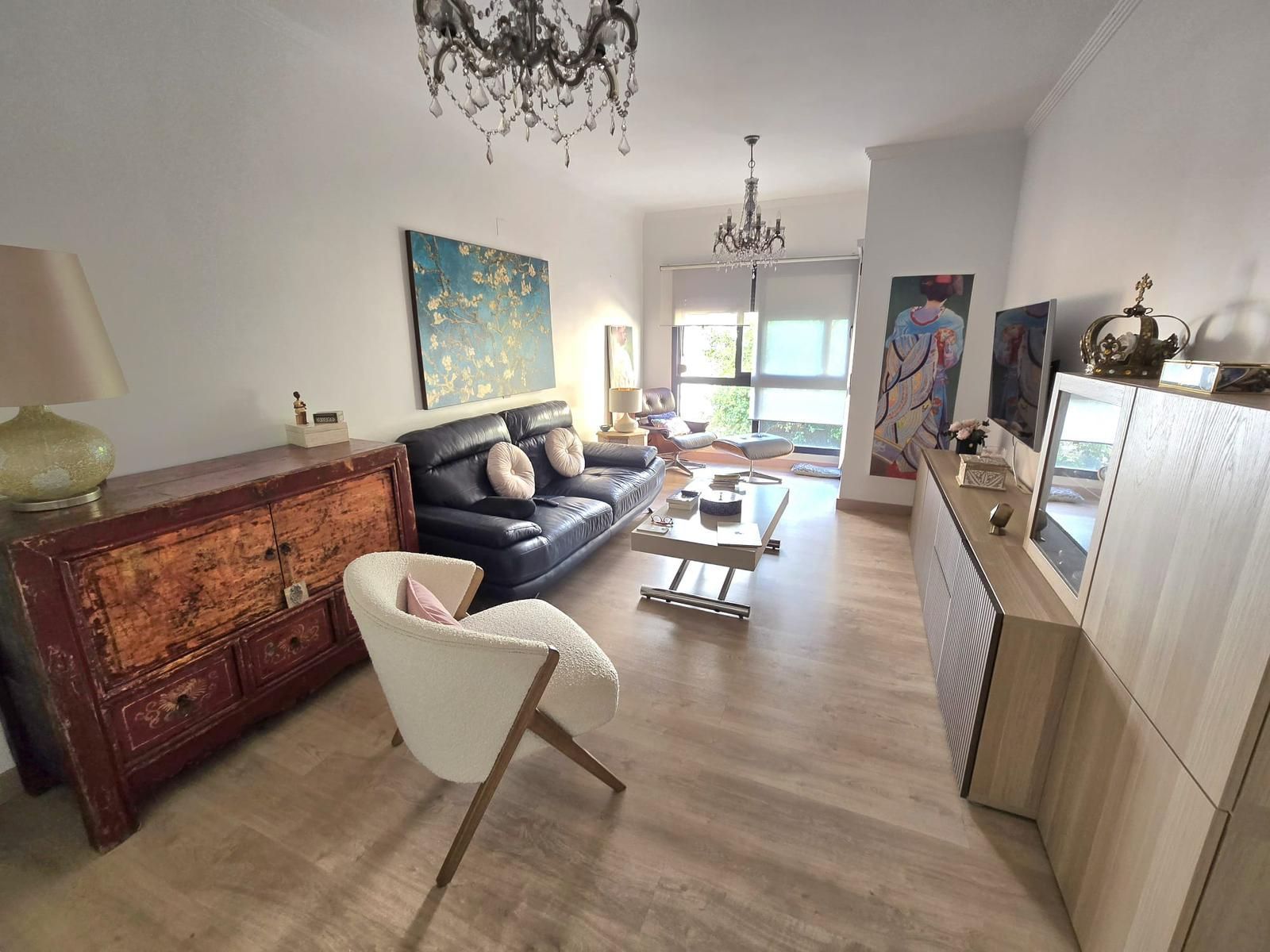 Living room of Flat for sale in Málaga Capital  with Air Conditioner, Heating and Terrace