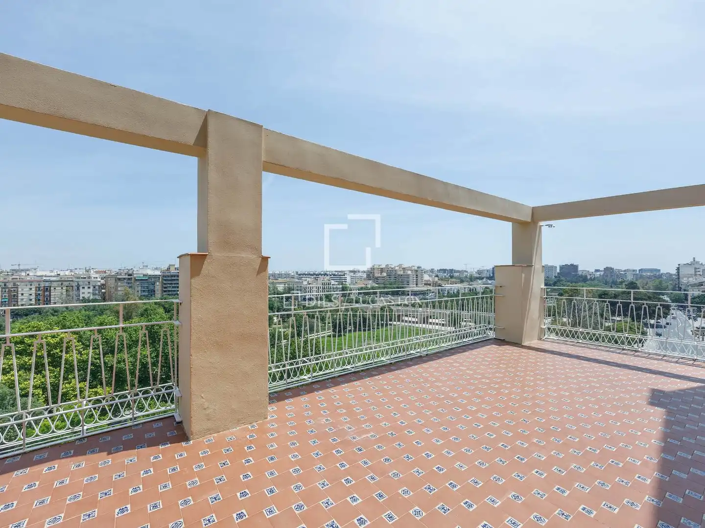 Terrace of Attic for rent in Valencia  with Air Conditioner, Heating and Parquet flooring