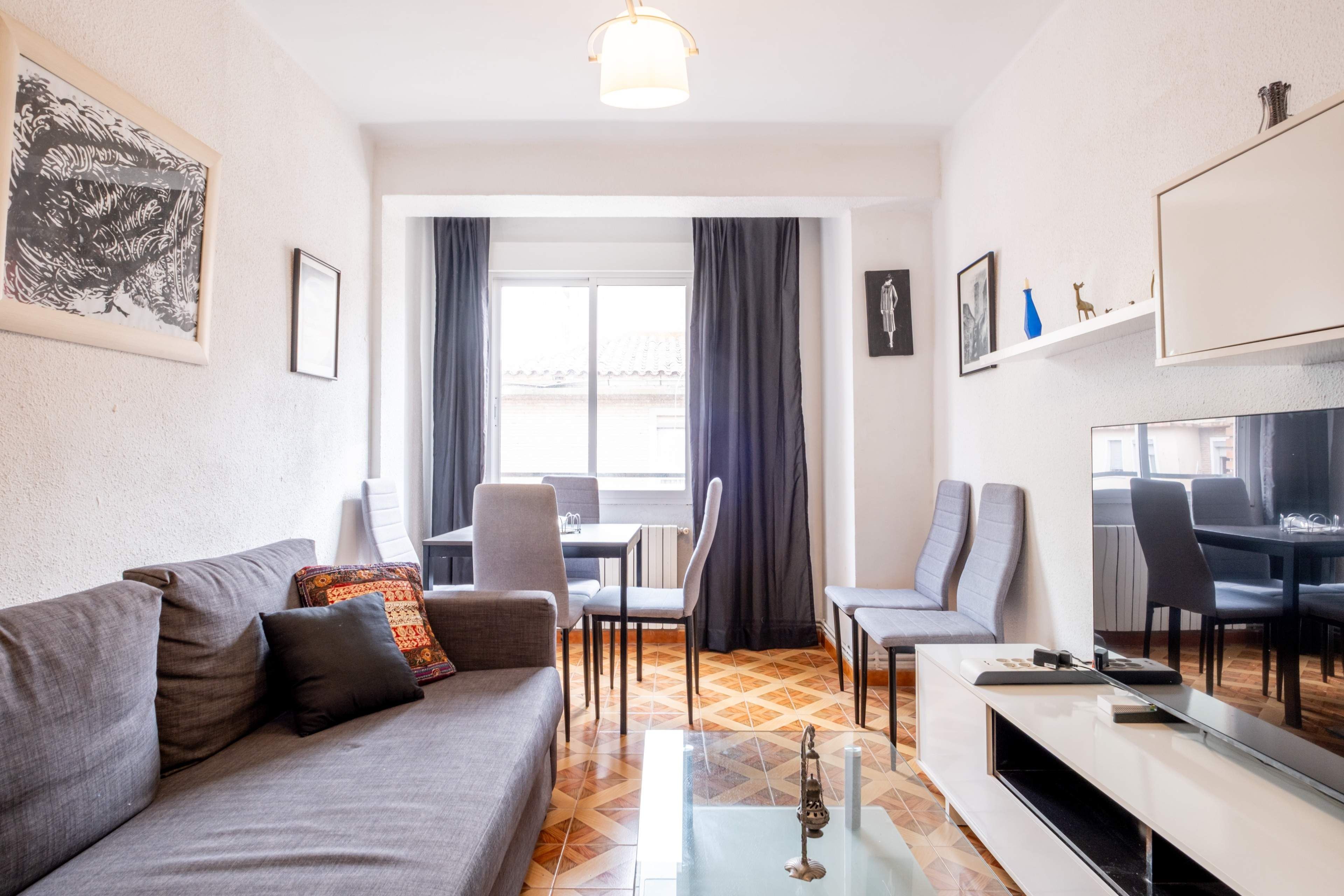 Living room of Flat for sale in  Zaragoza Capital  with Heating and Balcony