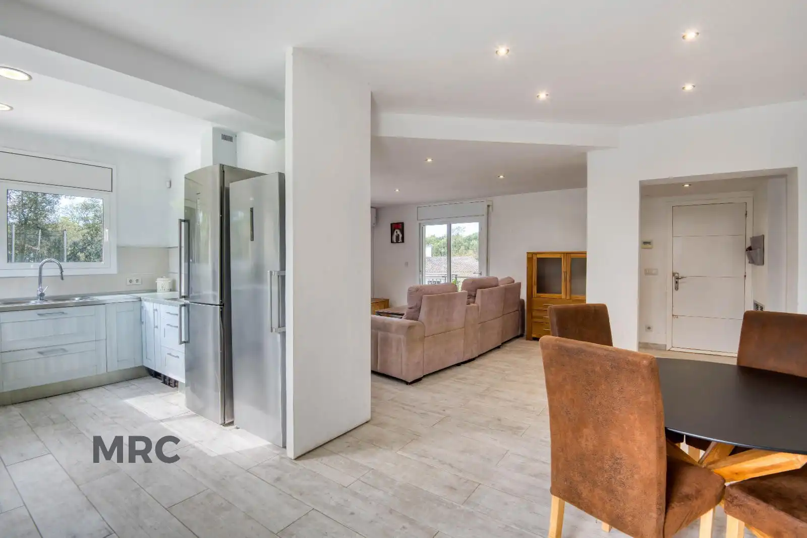 Cuina de Casa o xalet en venda en Llagostera amb Aire condicionat, Terrassa i Alarma