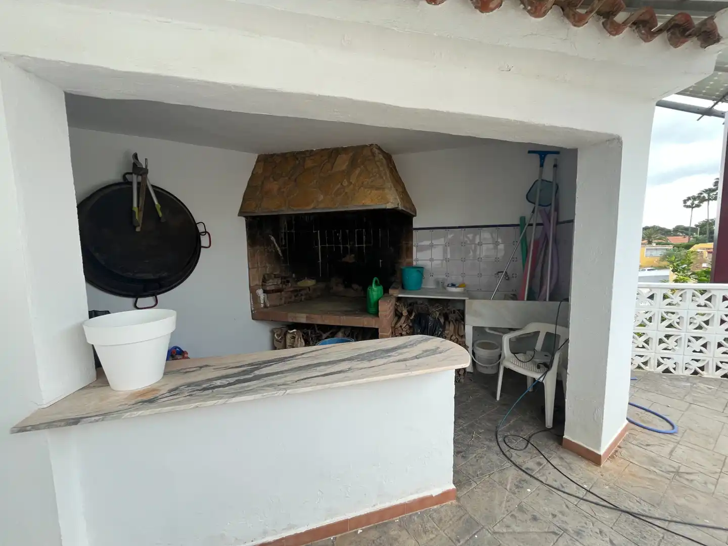 Cocina de Casa o chalet en venta en Chiva con Aire acondicionado, Jardín privado y Terraza