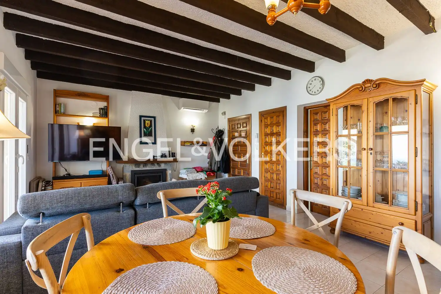 Sala de estar de Casa o chalet en venta en Jávea / Xàbia con Aire acondicionado, Calefacción y Jardín privado