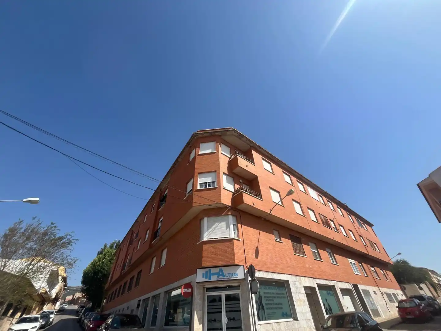 Vista exterior de Planta baja en venta en Villarrubia de los Ojos con Calefacción, Terraza y Amueblado