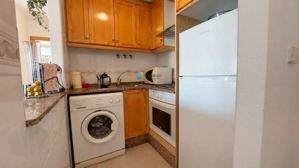 Cocina de Apartamento en venta en Cartagena con Aire acondicionado, Terraza y Amueblado