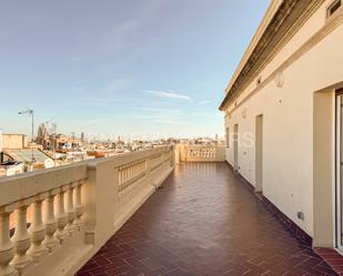 Terrace of Flat to rent in  Barcelona Capital  with Air Conditioner, Heating and Terrace