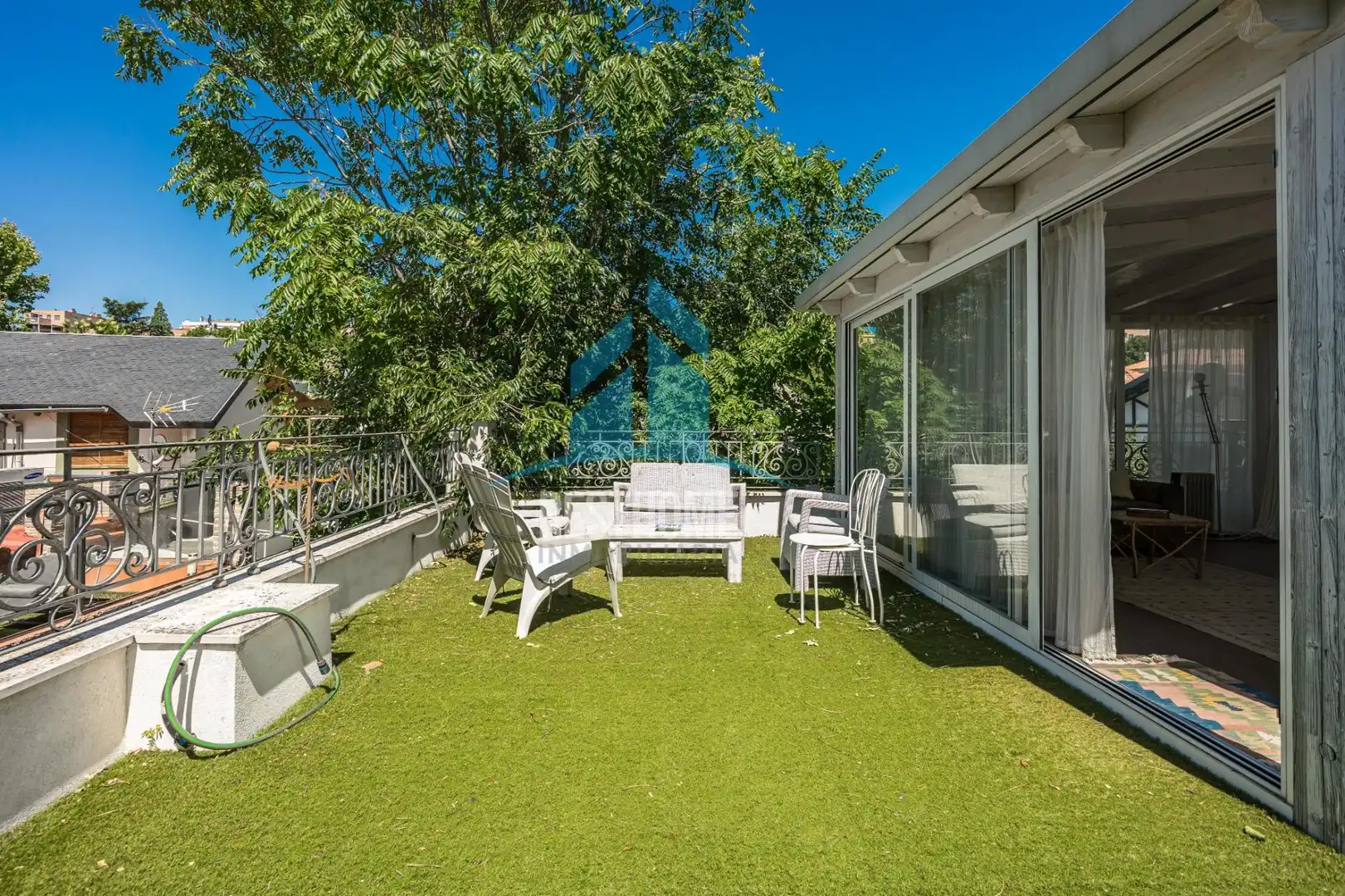Terraza de Casa o chalet en venta en Madrid con Calefacción, Jardín privado y Parquet