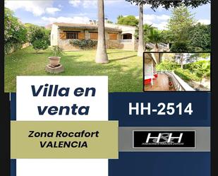 Exterior view of House or chalet for sale in  Valencia Capital  with Heating, Private garden and Terrace