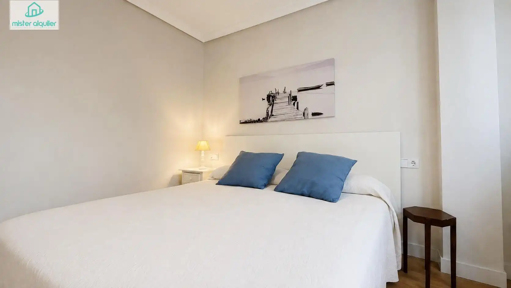 Schlafzimmer von Wohnungen zur Miete in El Campello mit Klimaanlage, Heizung und Terrasse