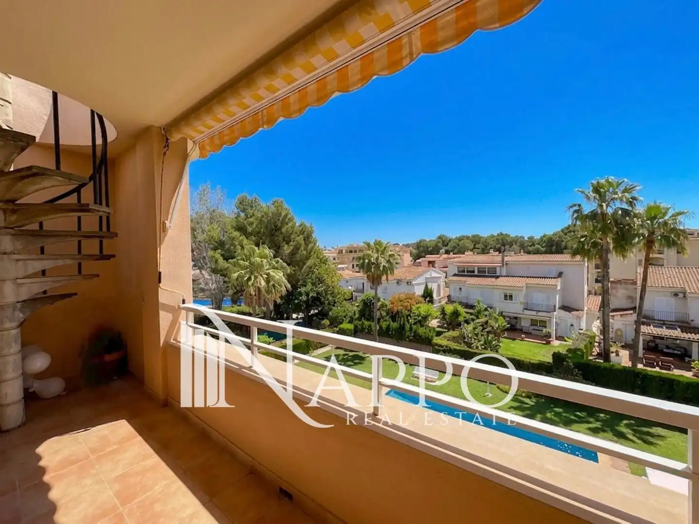 Garden of Duplexes for sale in Llucmajor  with Air Conditioner, Terrace and Swimming Pool