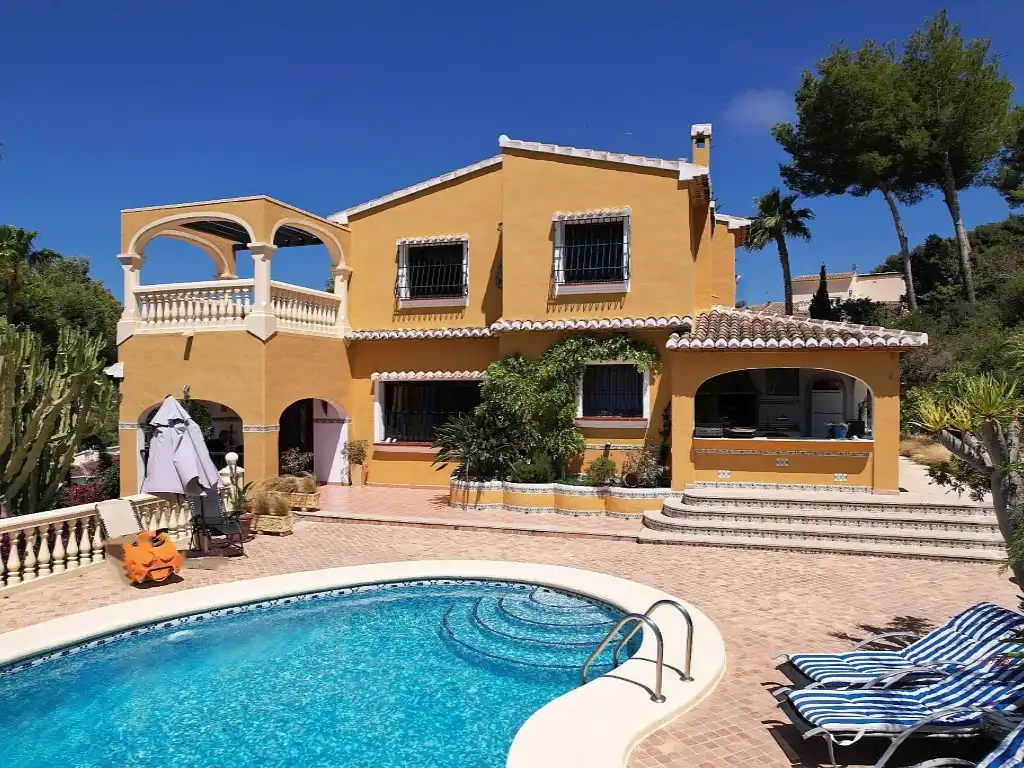 Exterior view of Houses for sale in Jávea / Xàbia  with Air Conditioner, Heating and Private garden