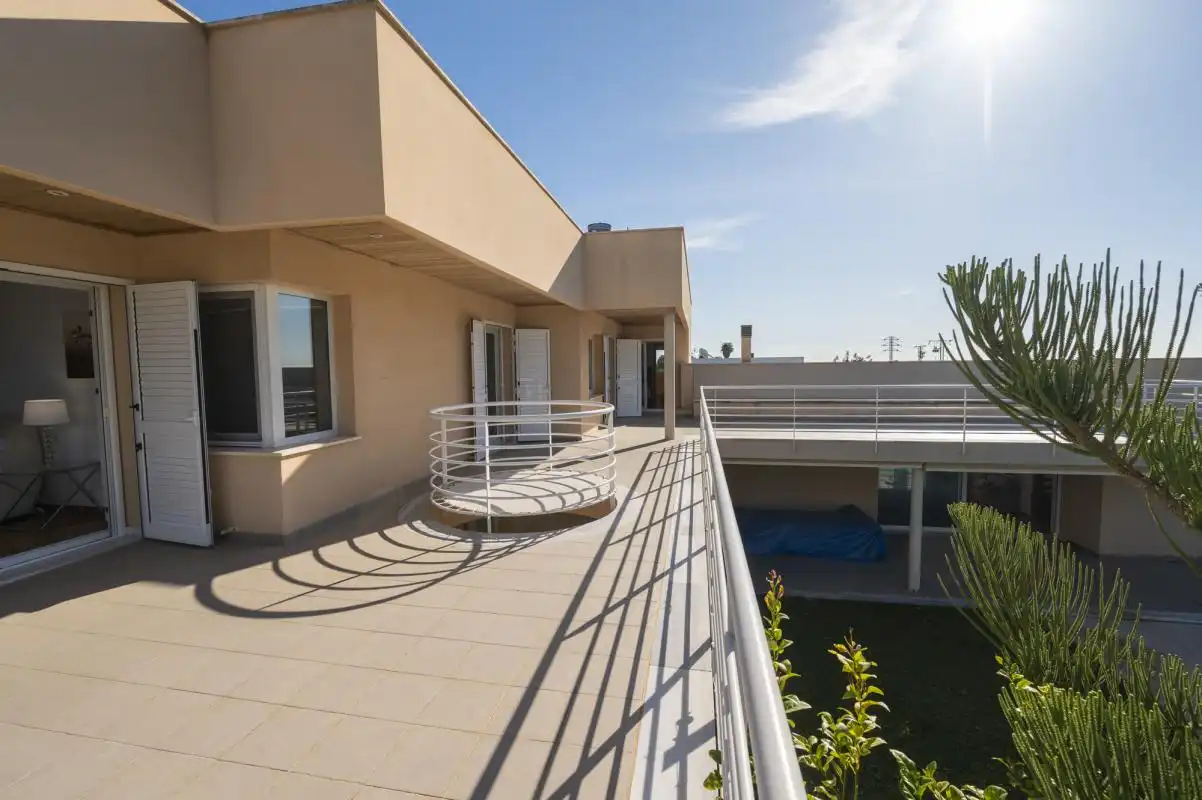 Terraza de Casa o chalet de alquiler en Sant Josep de sa Talaia con Aire acondicionado, Calefacción y Jardín privado