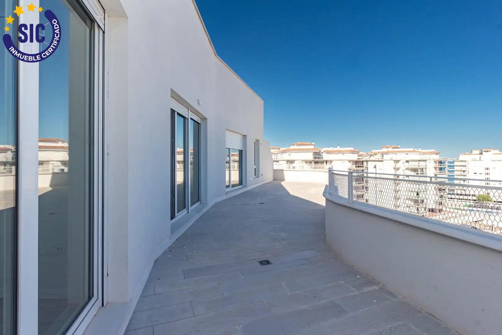 Terrasse von Dachboden zum Verkauf in Peñíscola / Peníscola mit Heizung, Privatgarten und Terrasse