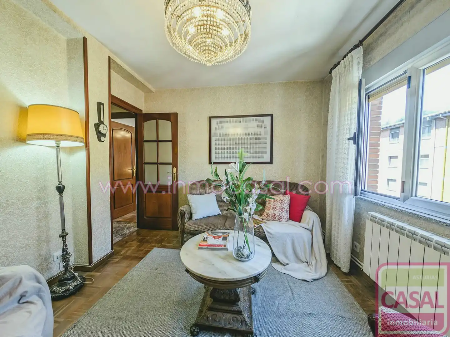 Living room of Flat for sale in Mieres (Asturias)  with Heating and Furnished