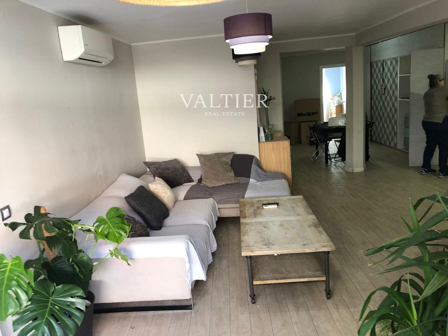 Sala de estar de Piso de alquiler en  Madrid Capital con Aire acondicionado, Terraza y Amueblado