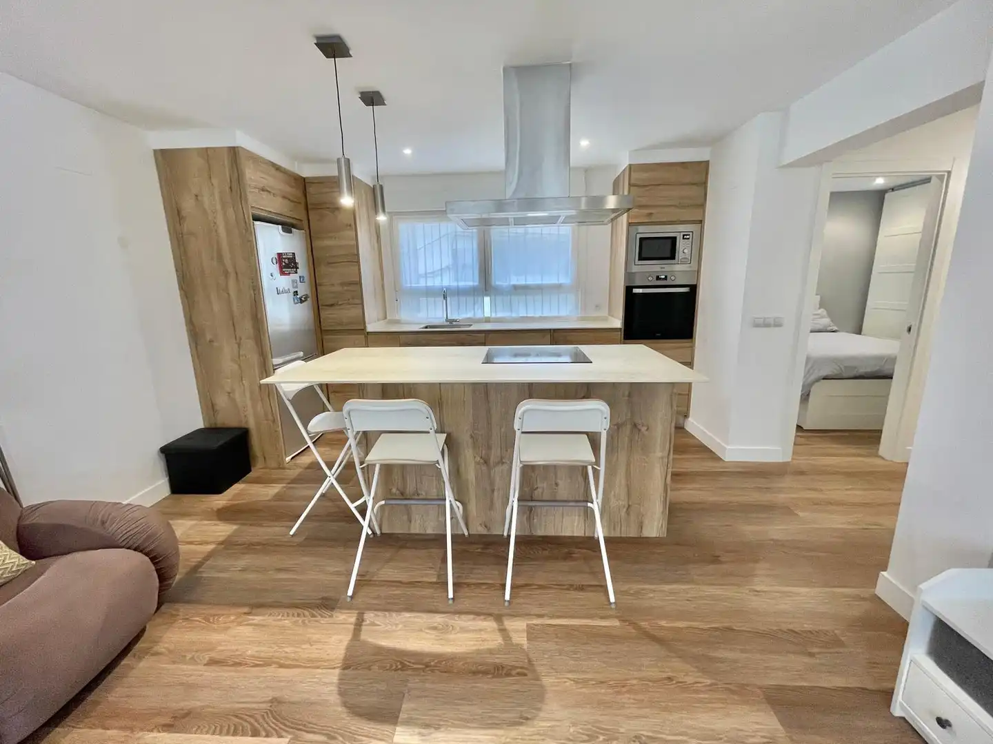 Kitchen of Flat for sale in Santurtzi   with Heating and Furnished