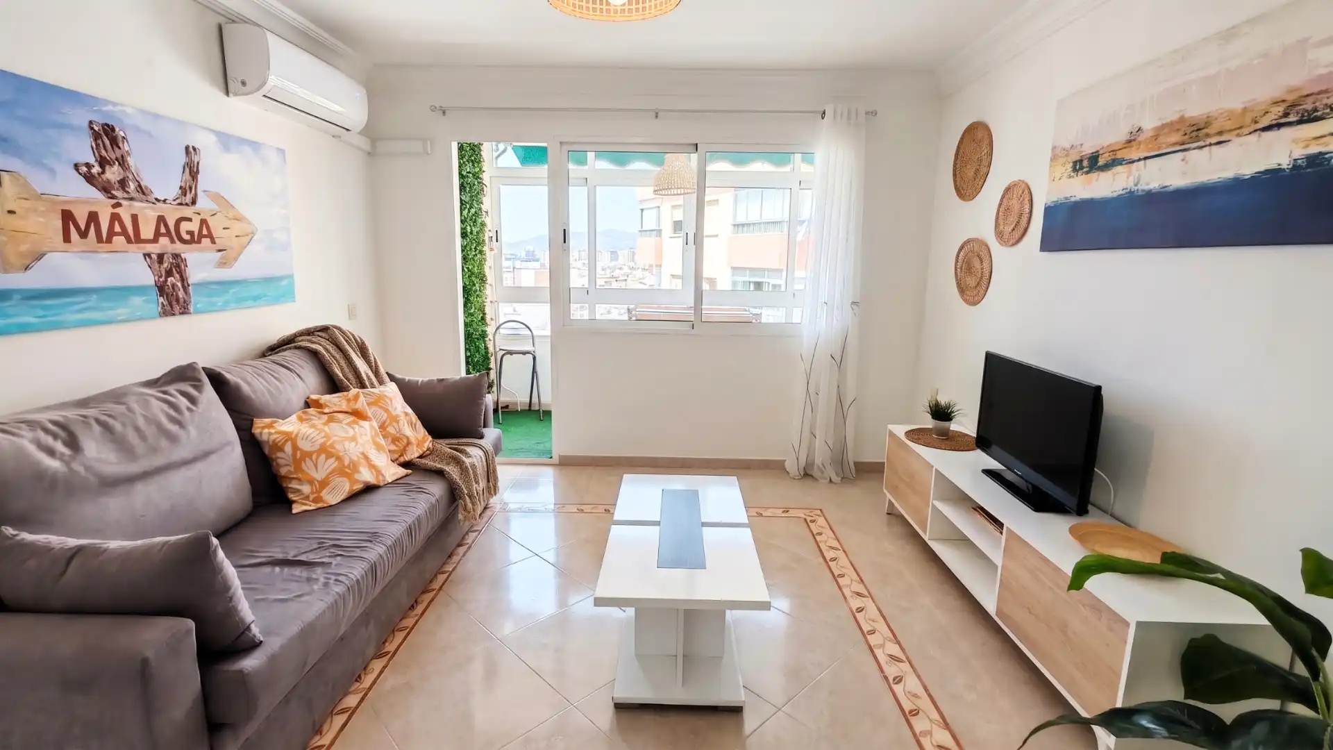 Living room of Flat for rent in Centro