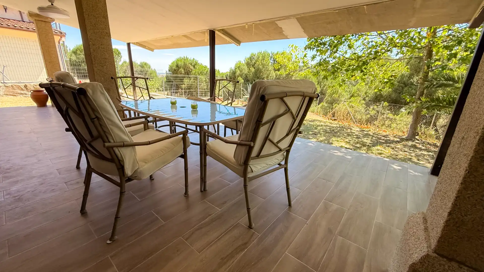 Terrassa de Casa o xalet en venda en Galapagar amb Aire condicionat, Jardí privat i Forn